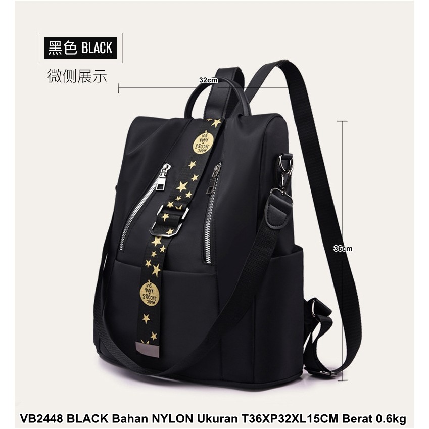 COD TAS IMPORT VB2448 - TAS WANITA IMPORT - TAS RANSEL WANITA - BACKPACK BQ2448
