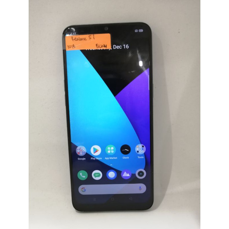 REALME 5i RAM 4 GB ROM 64 GB SECOND RESMI