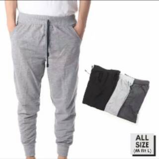  CELANA  PANJANG JOGGER PRIA  POLOS BASIC SWEATPANT JOGER 