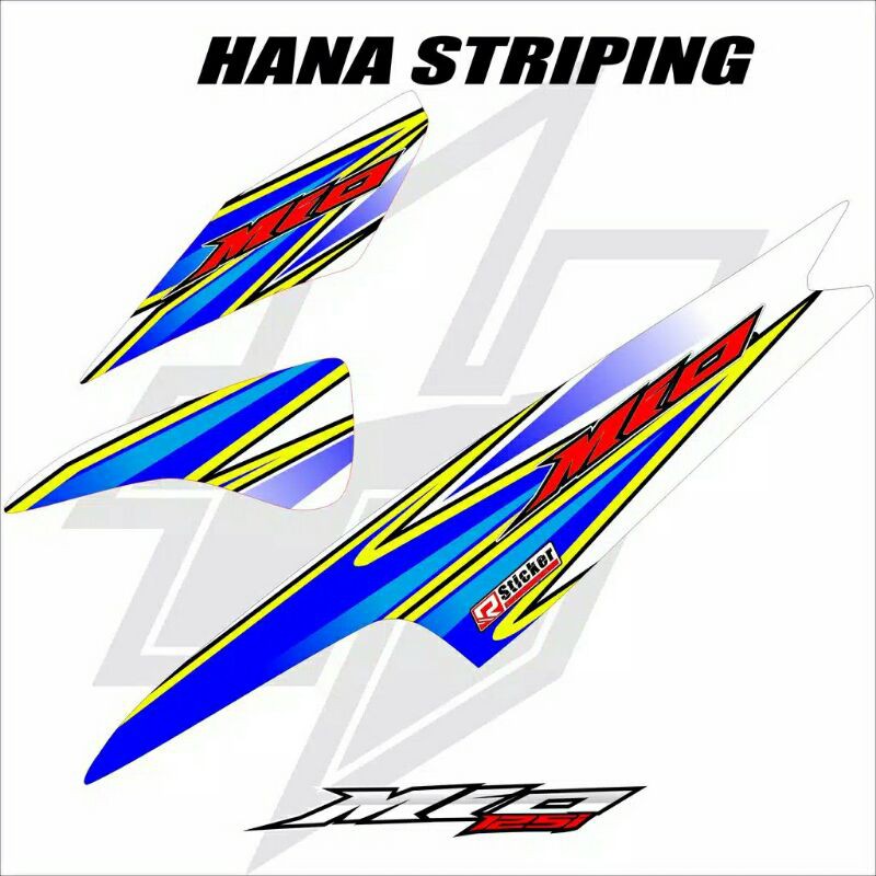 Striping Variasi Mio Sporty list variasi Mio Sporty kode 01