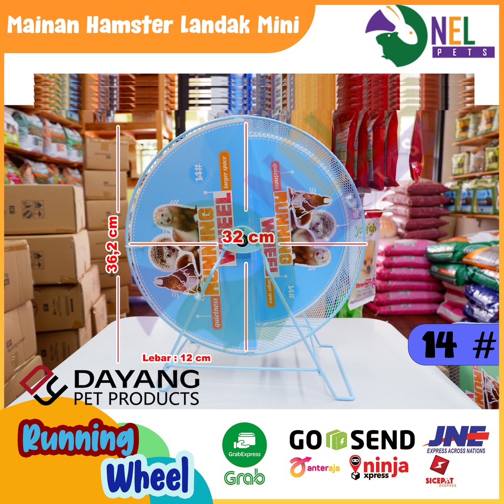 RUNNING WHEEL LANDAK MINI 33cm/JOGGING WHEEL LANDAK MINI FERRET DAYANG