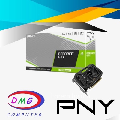 VGA GeForce GTX 1650 4GB GDDR6 PNY - GTX1650 DDR6