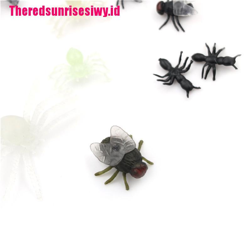 【Theredsunrisesiwy.id】44pcs Mixed Insect Reptile Scorpion Mouse Model Kids Bag gift Novelty Animal Toy