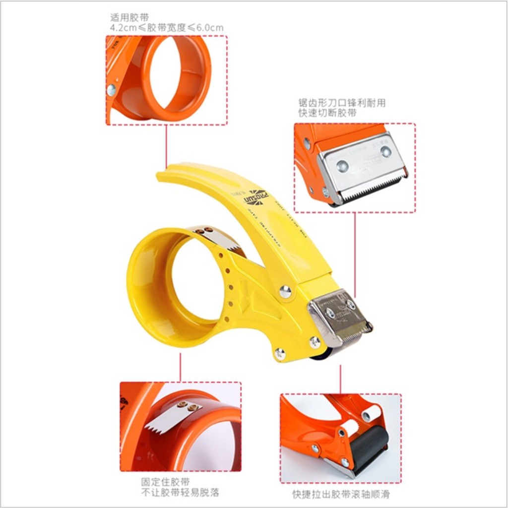 [TULALA SHOP]Pemotong Lakban Jumbo/Tape Dispenser Besi / Tape Cutter Besi /Pemotong Lakban Jumbo bahan besi/