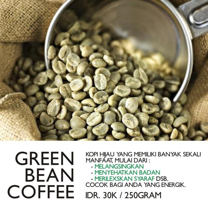 

PROMO ENAK GREEN BEAN COFFEE - KOPI GREEN BEAN - KOPI HIJAU BIJI - JAVA ROBUSTA Terlaris