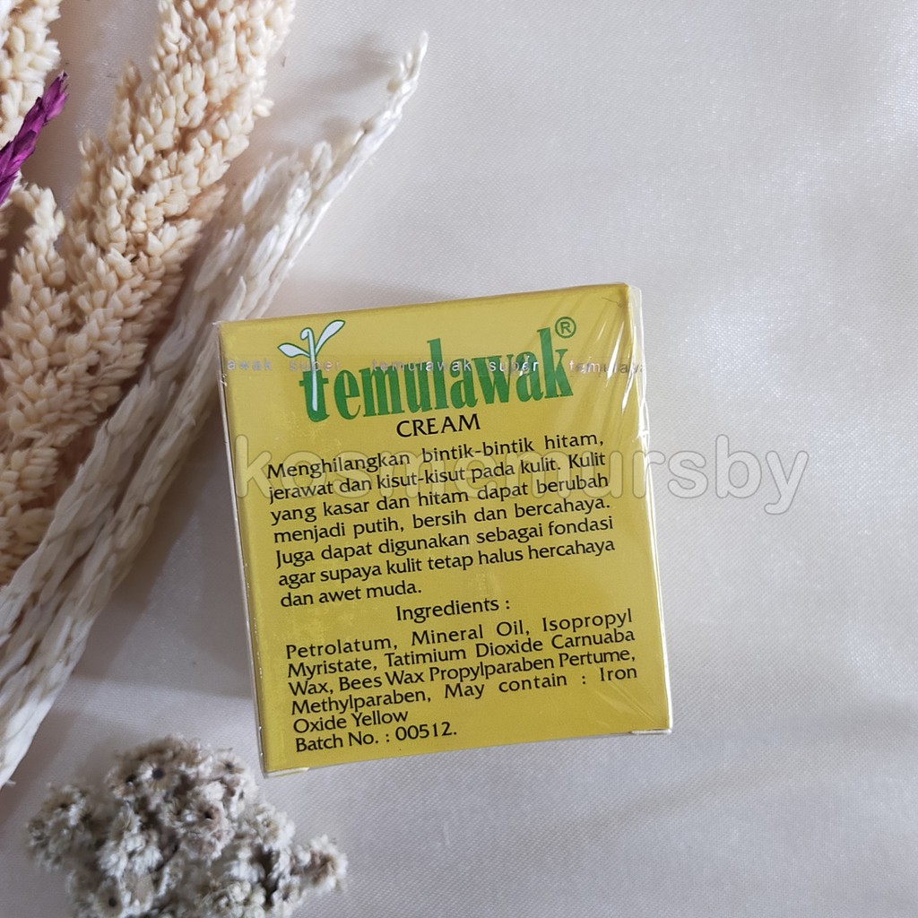 CREAM TEMULAWAK SUSUN ORI (KEMASAN SEGEL)