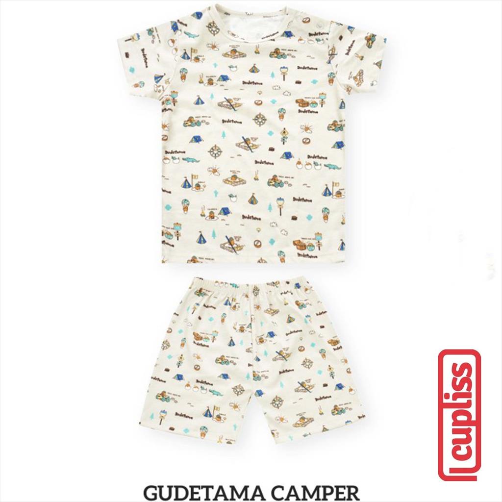 Camper Little Palmerhaus Gudetama Shoulder Button Short Sleeve