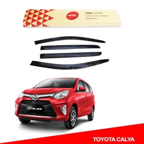 [Eksterior Mobil] Talang Air / Sun Visor Toyota Calya MCBC Solid Black- TDC Variasi