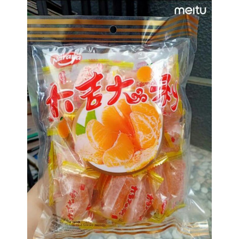 

permen jely jeruk bentuk jeruk 500grm