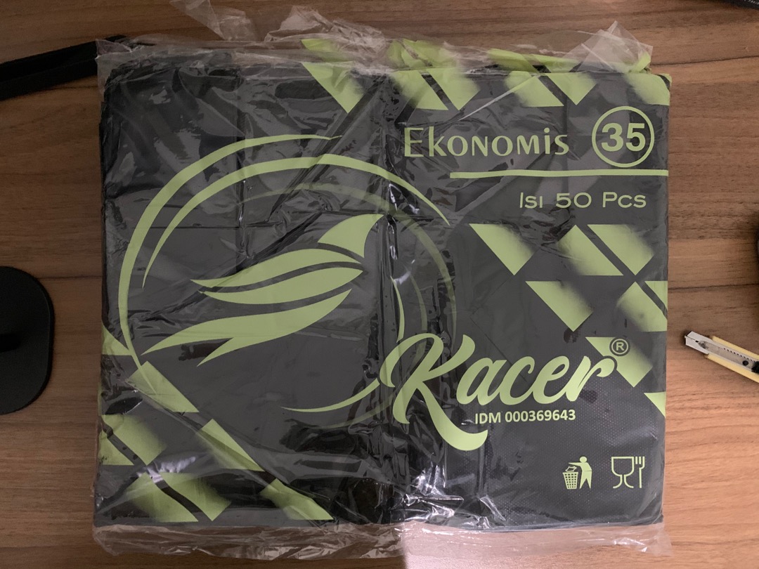 Hd 40 Hitam Kantong Plastik Kresek Kacer Ekonomis 24/28/35/40