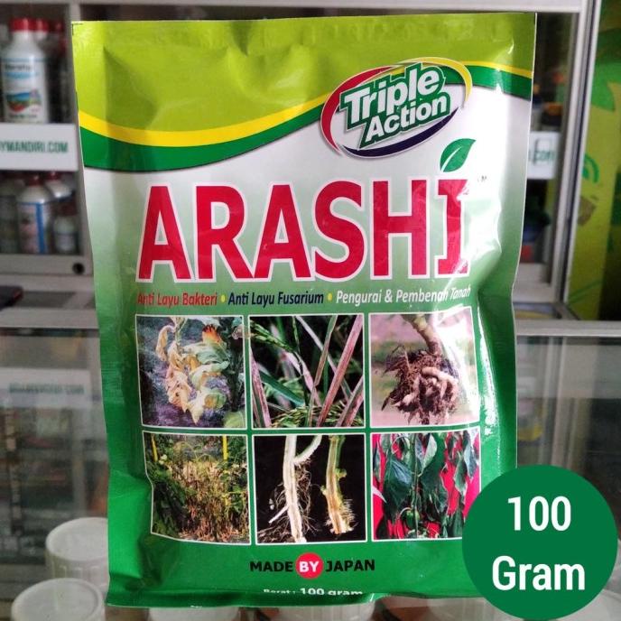 ] Fungisida Arashi 100 gr - Anti Jamur, Bakteri & Pembenah Tanah