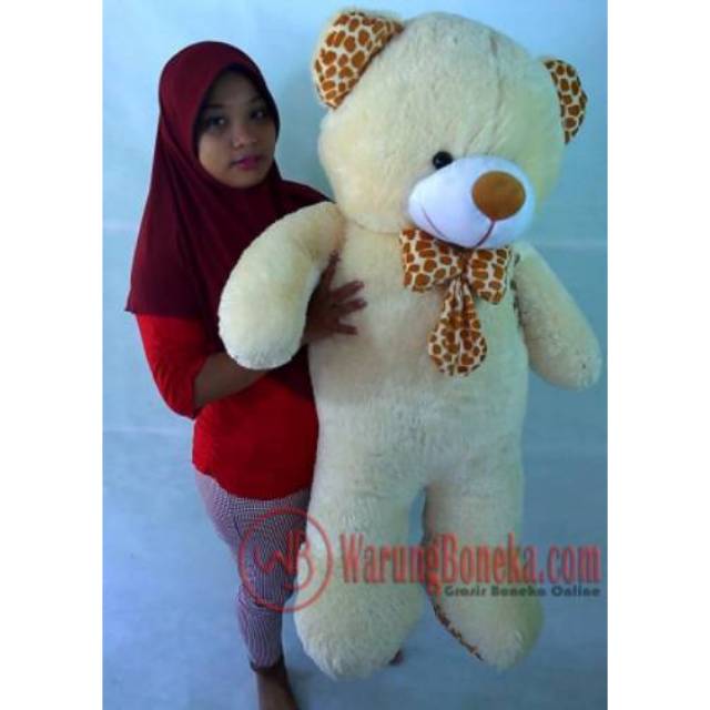  Boneka  bear beruang jumbo  MOTIF 1m Shopee  Indonesia