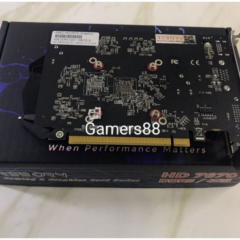 VGA CARD Ati Radeon AMD 7670 4GB DDR5 128 bit PCIE