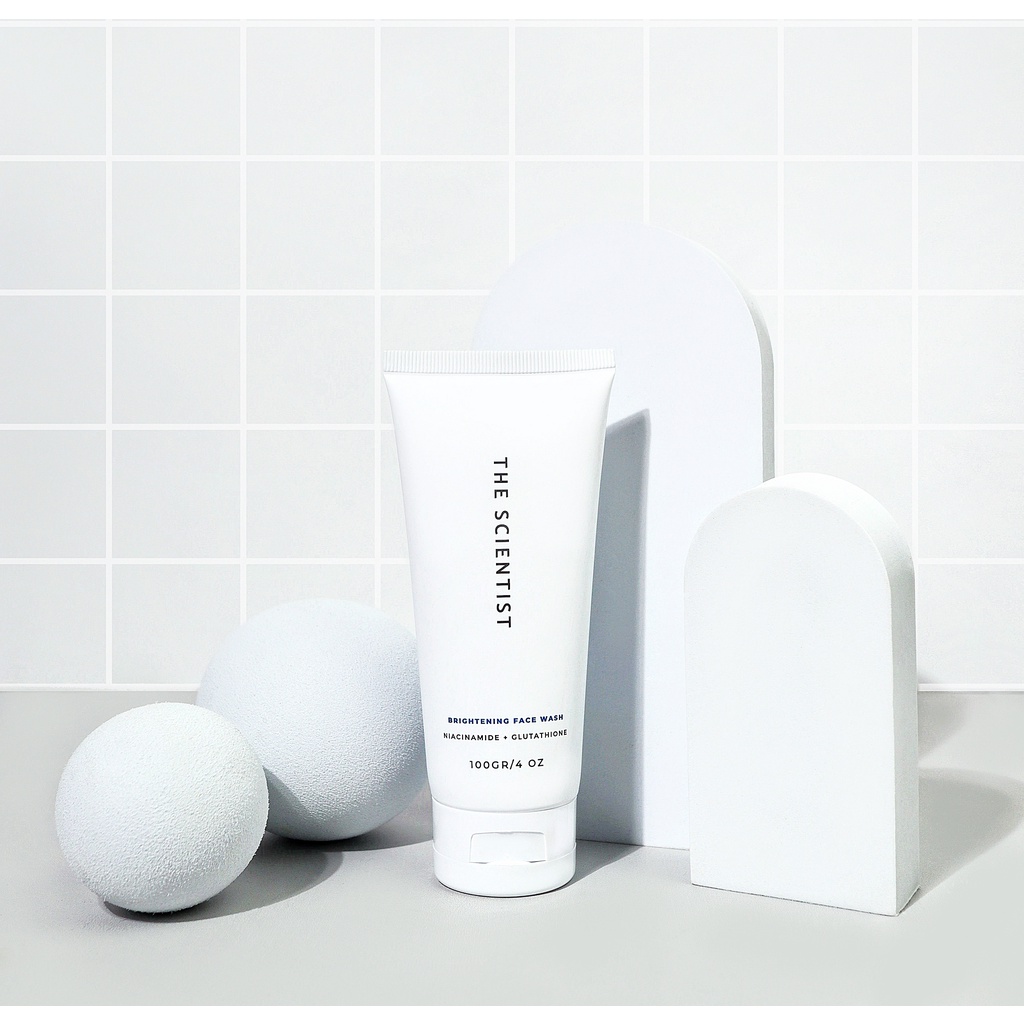 Jual The Scientist Brightening Face Wash Niacinamide + Glutathione BPOM Serum Vitamin B3