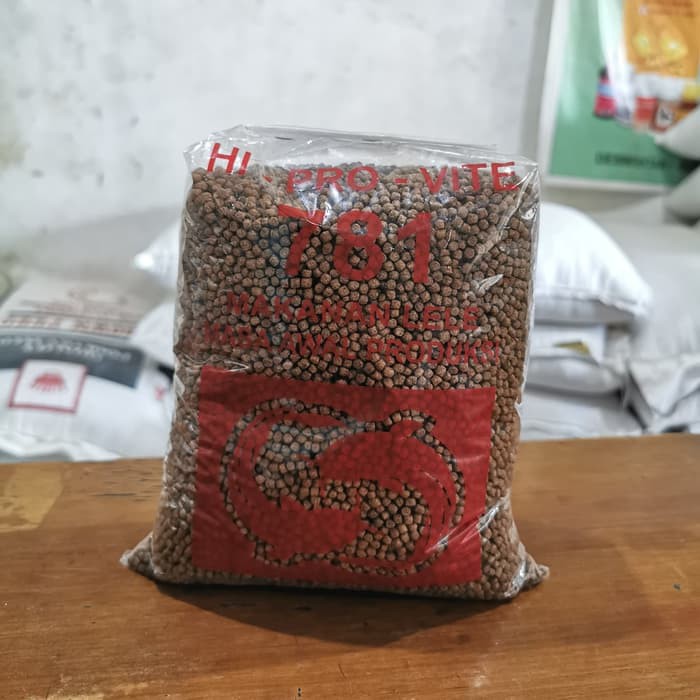 Pelet Ikan HI-PRO-VITE 781-3 Pellet Benih Bibit Lele Gurame Nila 1kg