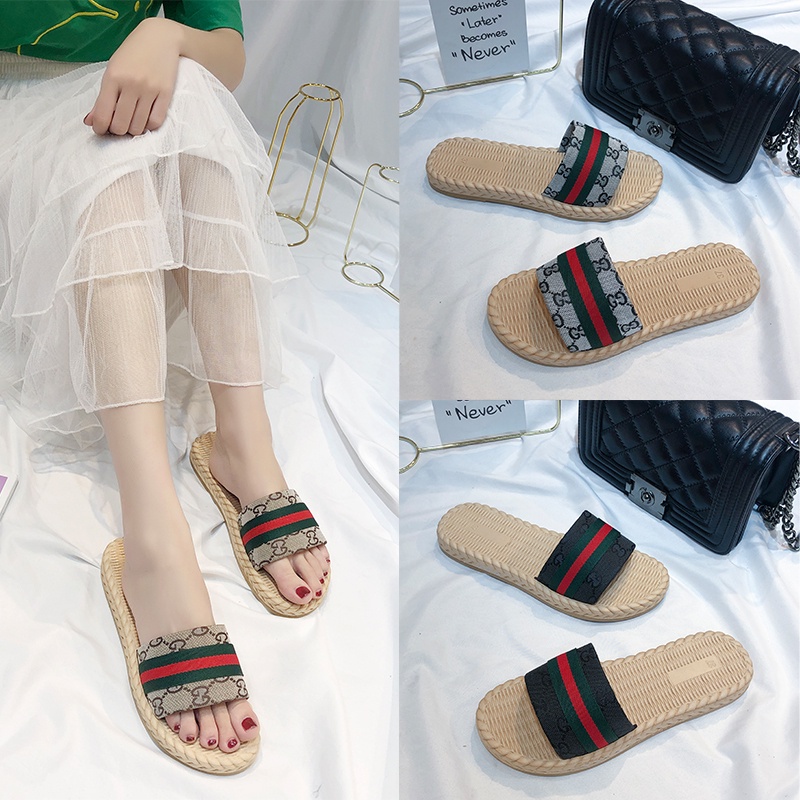 bp-956,  sandal flat wanita import fashion sandal wanita cantik dan keren sandal korea 5076