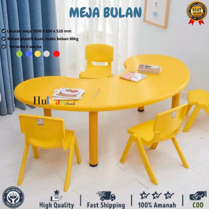 {{{{}}] Meja Anak Bulan Moon | Meja Anak Informa | Meja Anak TK | Meja Anak Wa