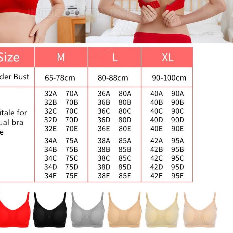 ✮ 1 Pcs Bra Menyusui Tanpa Kawat Model Sport Pakaian Dalam Wanita BH Spons Renda BIM-09 ☄