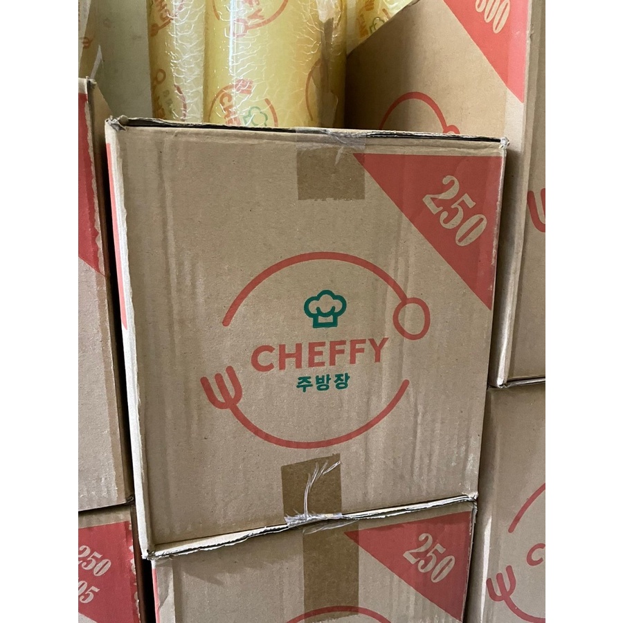 Cheffy Wrapping Film 25cm x 500m Plastik Wrap Makanan 500 Meter