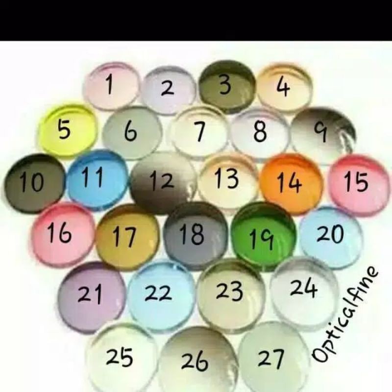 Lensa Warna minus silinder warna lensa hitam minus