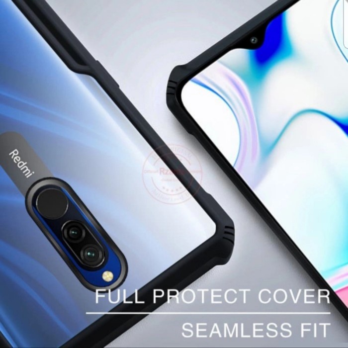 S/P- CASING CASE XIAOMI REDMI 8 SHOCKPROOF ARMOR TRANCASE SPARENT PREMIUM CASE SP