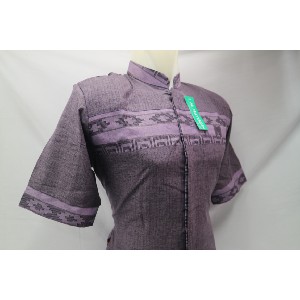 Baju Muslim Pria Baju Koko Jasko Jas Koko Ungu Lengan Pendek SPB 063