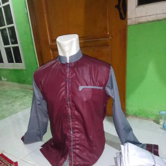 Kemeja koko Gus Azmi, Azzahir, Syubbanul muslimin hadroh majelis sholawat seragam