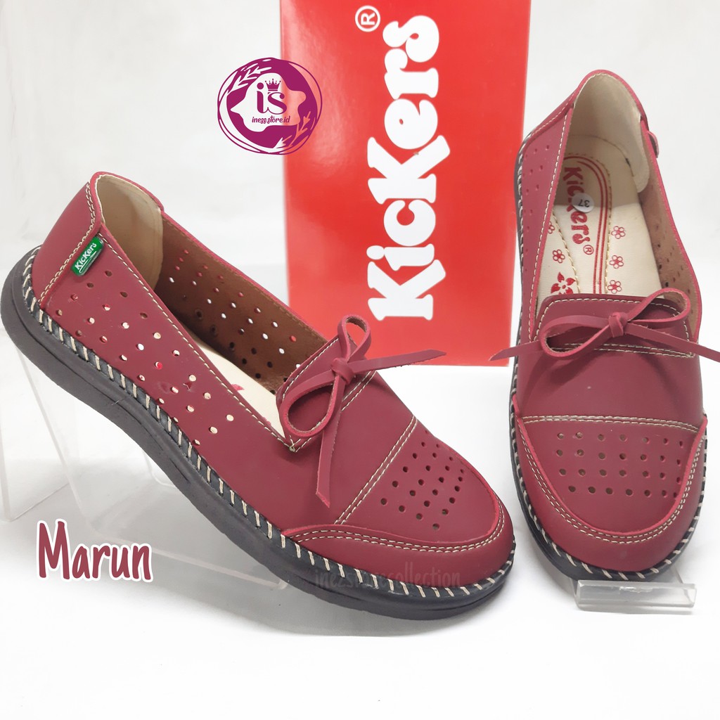 SEPATU WANITA SLIP ON KICKERS TERLARIS KODE SP7 MURAH BERKUALITAS