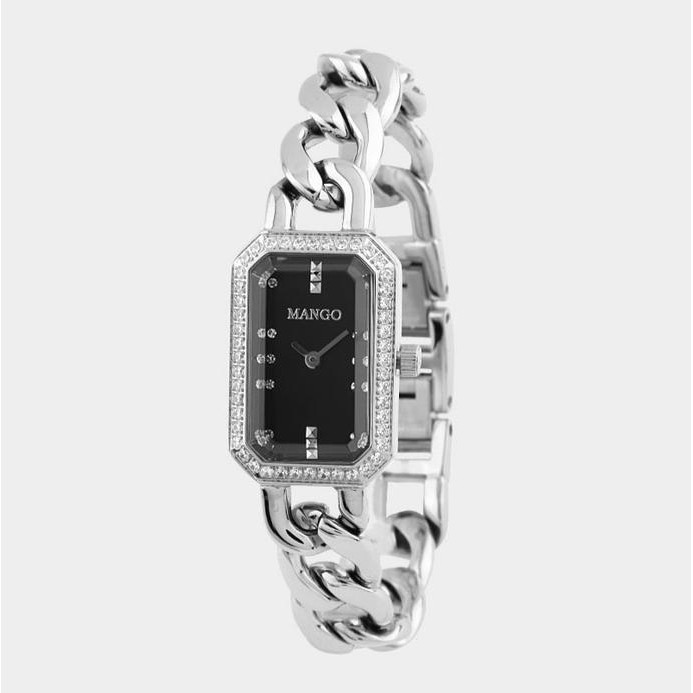 TERBARU MANGO JAM TANGAN WANITA MA6552L-88 SILVER TERLARIS