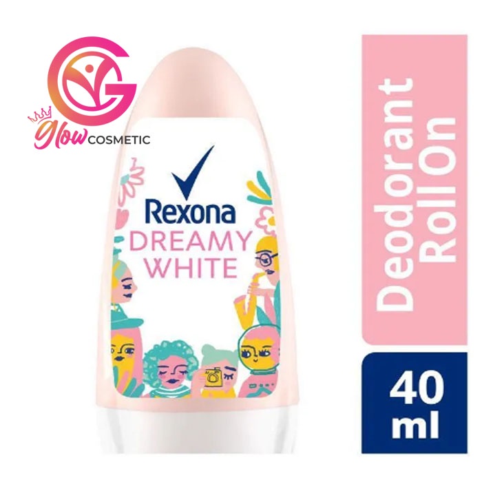 REXONA WOMAN ROLL ON DREAMY WHITE &amp; GLOWING WHITE 40ML