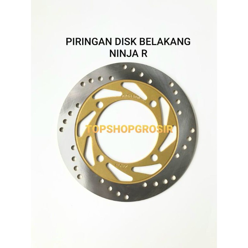 Piringan Rem Disk Cakram Piring Disk Belakang Ninja R Lobang Baut 4 Anti Karat