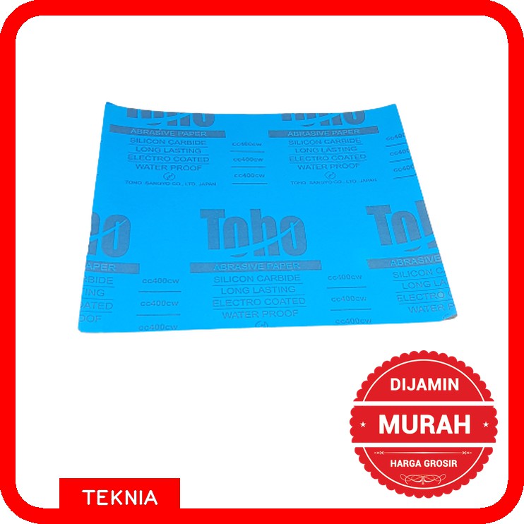 Amplas Toho 400 Grit - Kertas Ampas Waterproof - Abrasive Paper