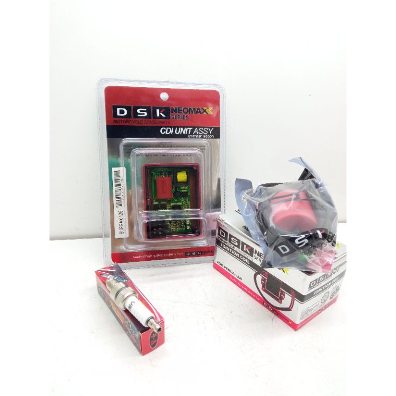 CDI SUPRA X 125 KARISMA RACING DSK FULL RPM DAN KOIL RACING BUSI RACING