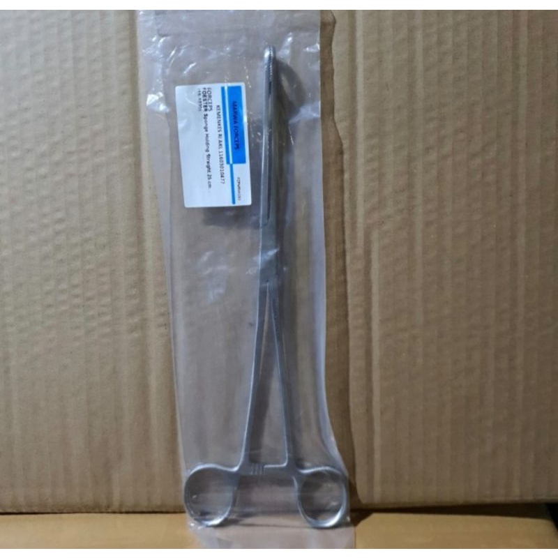 Sponge Holding 25cm / Vencer Klem / Foester Sponge Holding Forceps