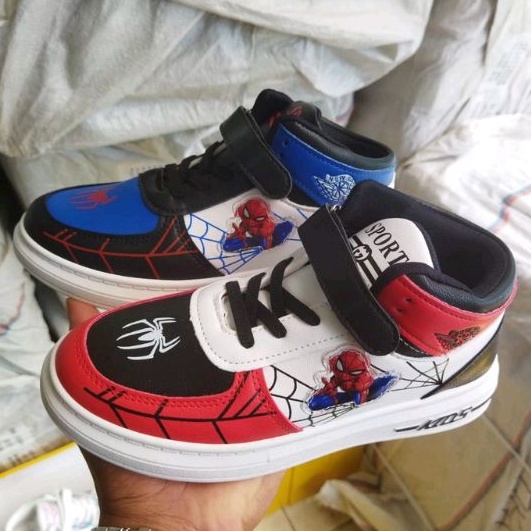 Sepatu anak sepatu Spiderman sepatu Jordan spiderman sepatu sekolah
