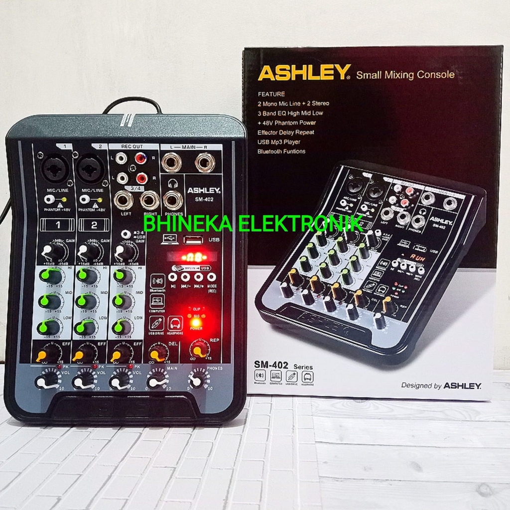 Mixer Ashley SM402 / SM 402 mixer 4 channel Original