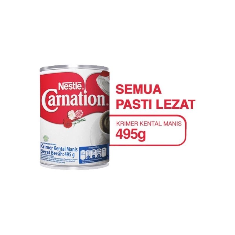 

Susu Carnation 495gr - Susu Kental Manis