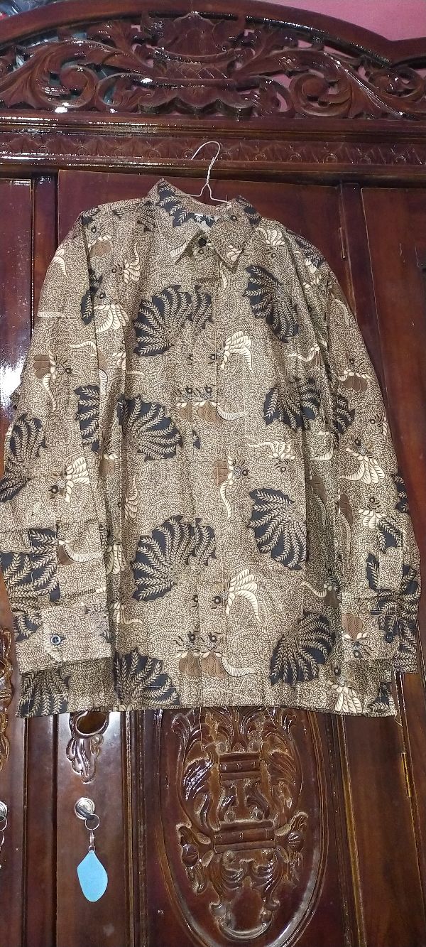 Kemeja Batik Pria Lengan Panjang Size M L Xl Xxl Katun Prima Exclusive Seragam Kantor Seragam Batik