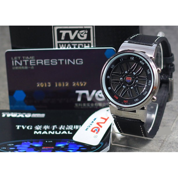 JAM TANGAN TVG ORIGINAL &quot;WHEEL LED&quot;