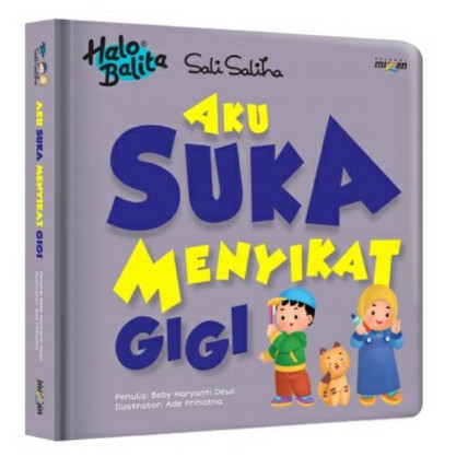 HALO BALITA SALI SALIHA: AKU SUKA MENYIKAT GIGI (BOARDBOOK) REGULER