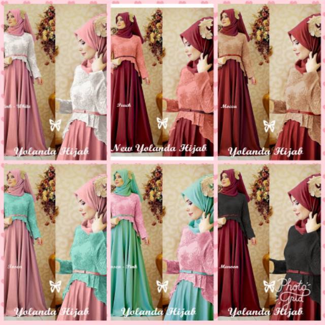 Yuanita_shopper - Maxi Yolanda aneka warna