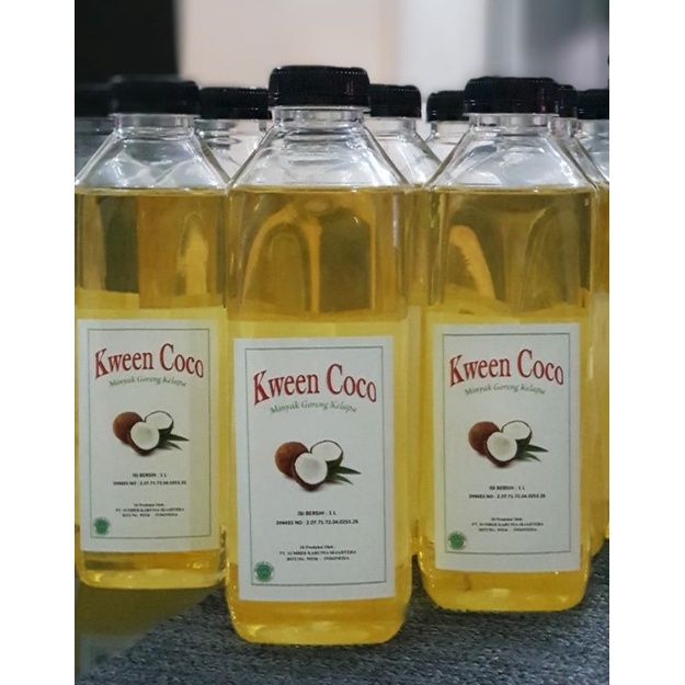 Kween Coco Minyak Goreng Kelapa Murni Botol 1 liter