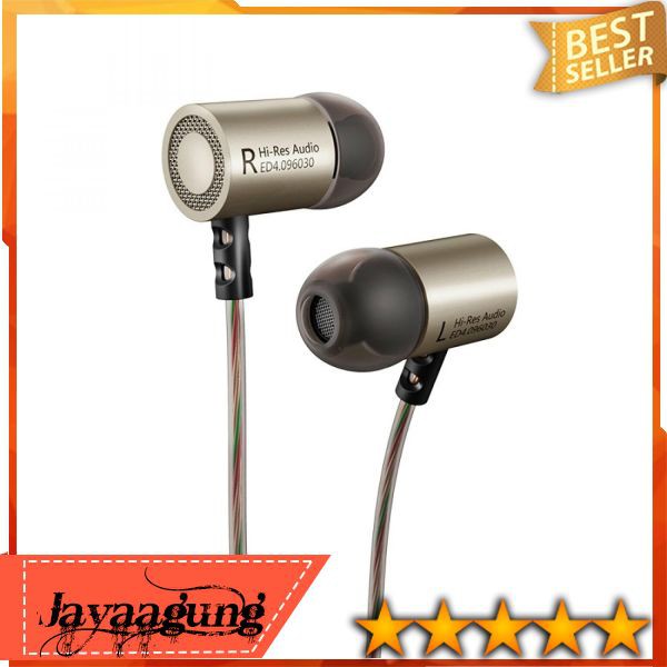 Knowledge Zenith HiFi In ear Earphones Heavy Bass KZ ED4 Earphone Mic Aksesoris HP Headset Murah