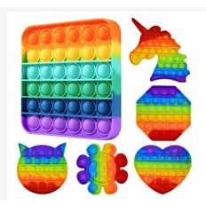 POP IT MURAH RAINBOW UNICORN fidget push Pop Its Fidget Toy Push bubble kids POPIT