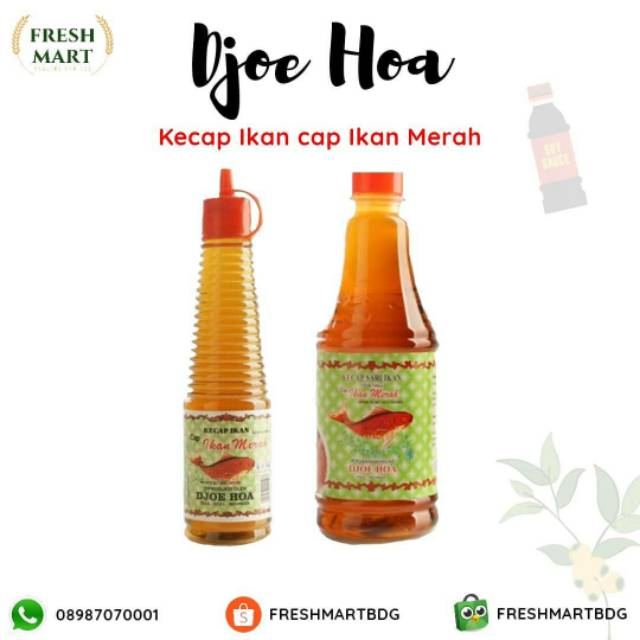 

Kecap ikan Djoe Hoa cap ikan merah