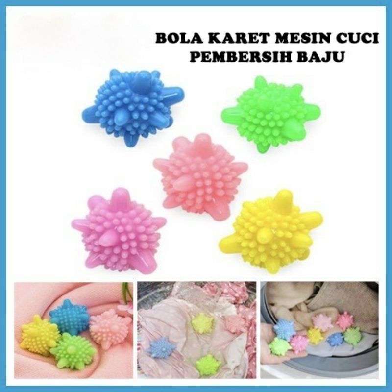 MAGIC LAUNDRY BALL CLEANING Bola Karet Mesin Cuci