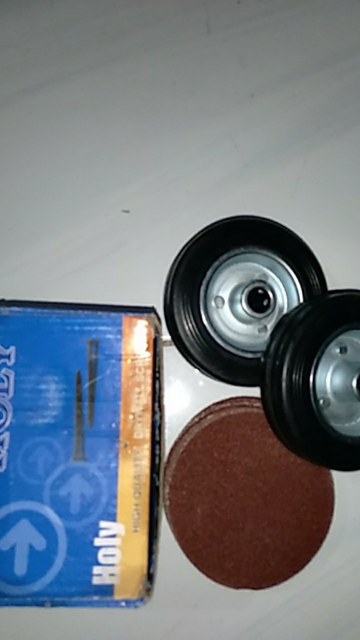 Roda Troli 4 Inch Etalase Gerobak Karet Only