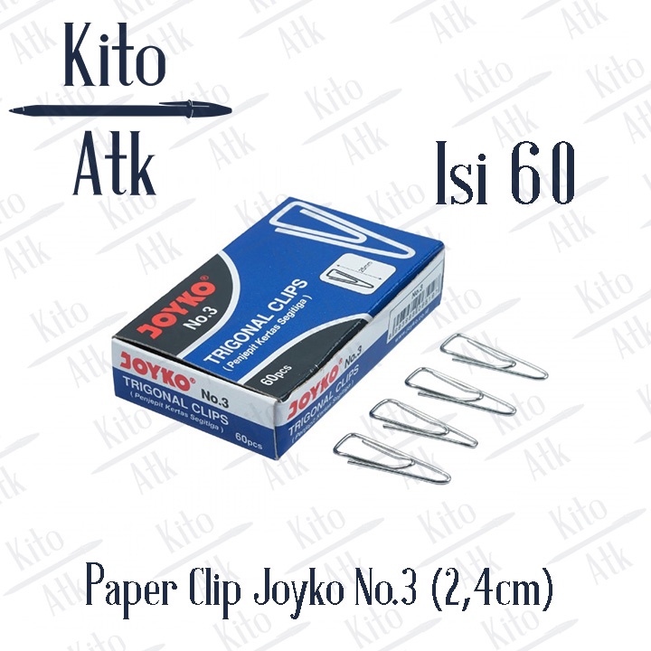 

Paper Clip Joyko No.3 - Isi 60