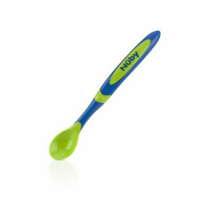 NUBY 4pcs Long Handle Weaning Spoon Sendok Bayi isi 4 Feeding Spoon