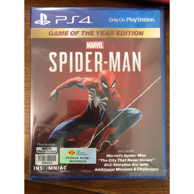 KASET PS4 SPIDERMAN